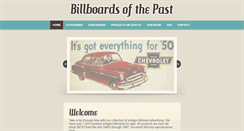 Desktop Screenshot of billboardsofthepast.com