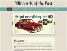 Tablet Screenshot of billboardsofthepast.com